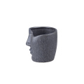 Plant pots suppliers ceramic flower pots and planters face model garden ornaments ceramic pot